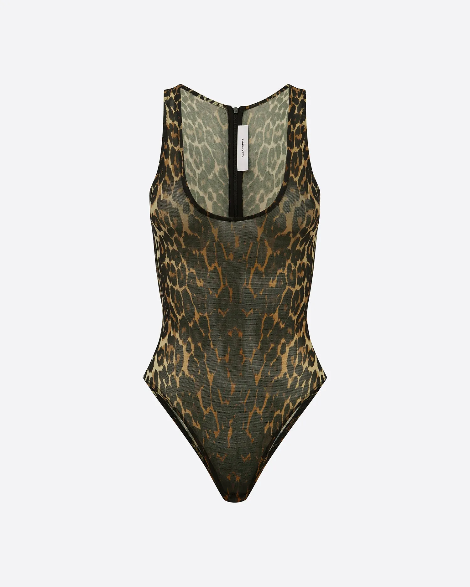 Singlet Bodysuit in Stretch Mesh sold by Alex Perry product image thumbnail 4