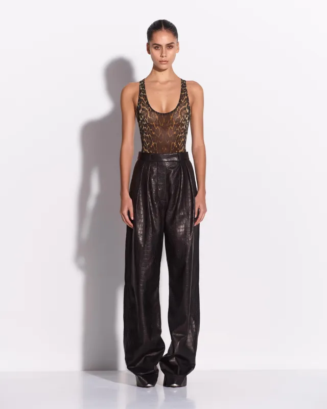 Singlet Bodysuit in Stretch Mesh made by Alex Perry