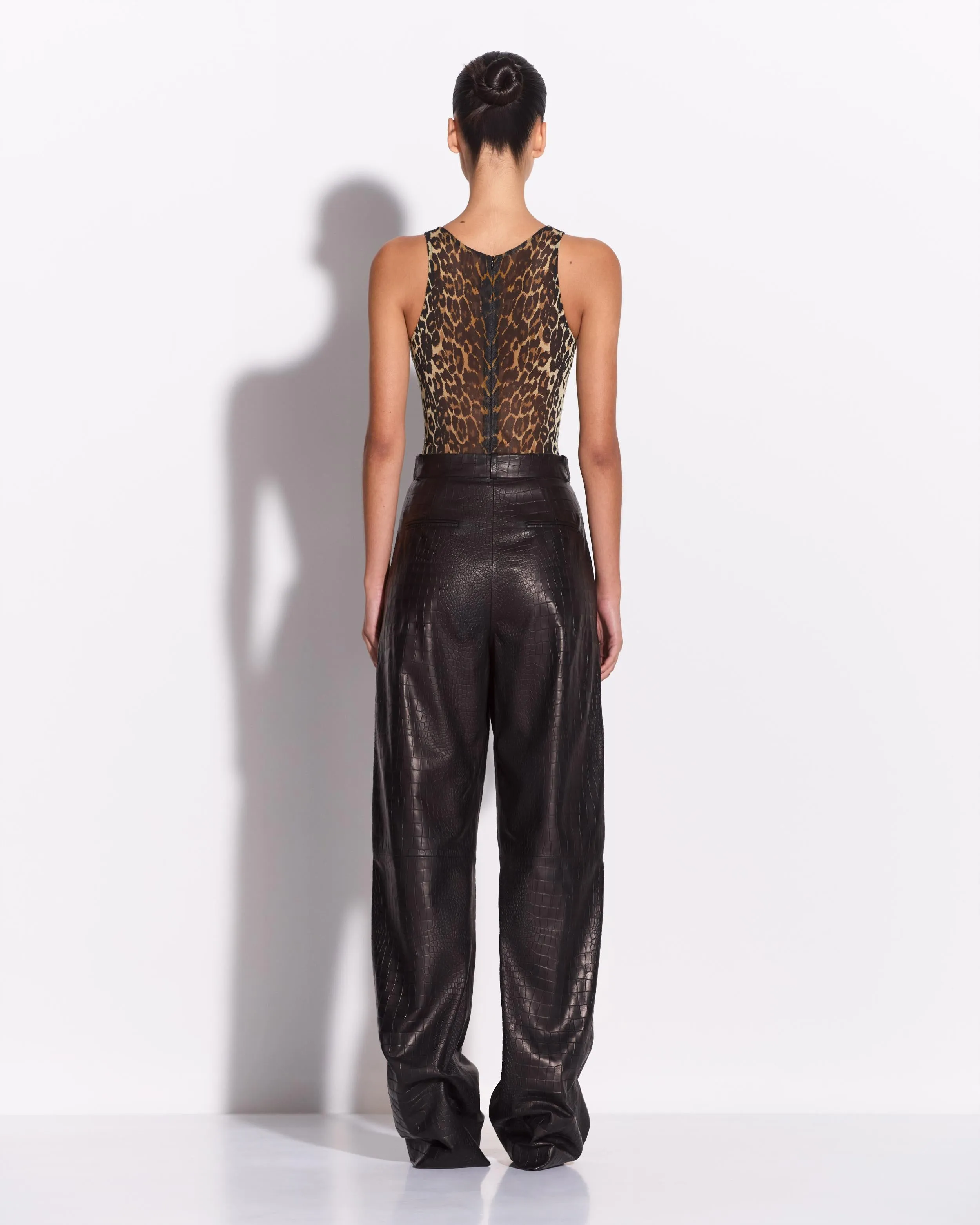 Singlet Bodysuit in Stretch Mesh sold by Alex Perry product image thumbnail 2