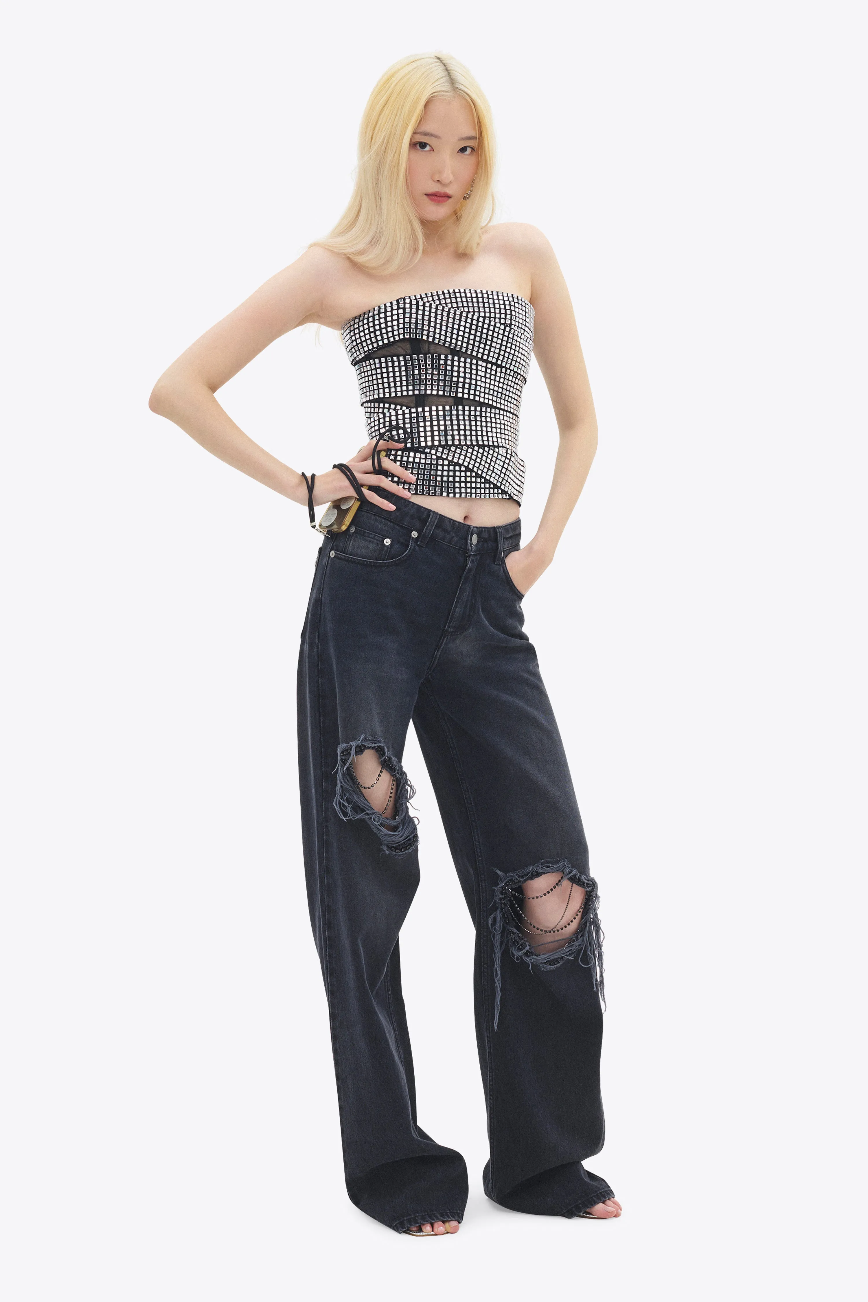 Disco Ball Top sold by AREA NYC product image thumbnail 2