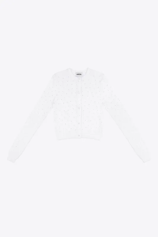 Girly Rib Knit Cardigan made by AREA NYC
