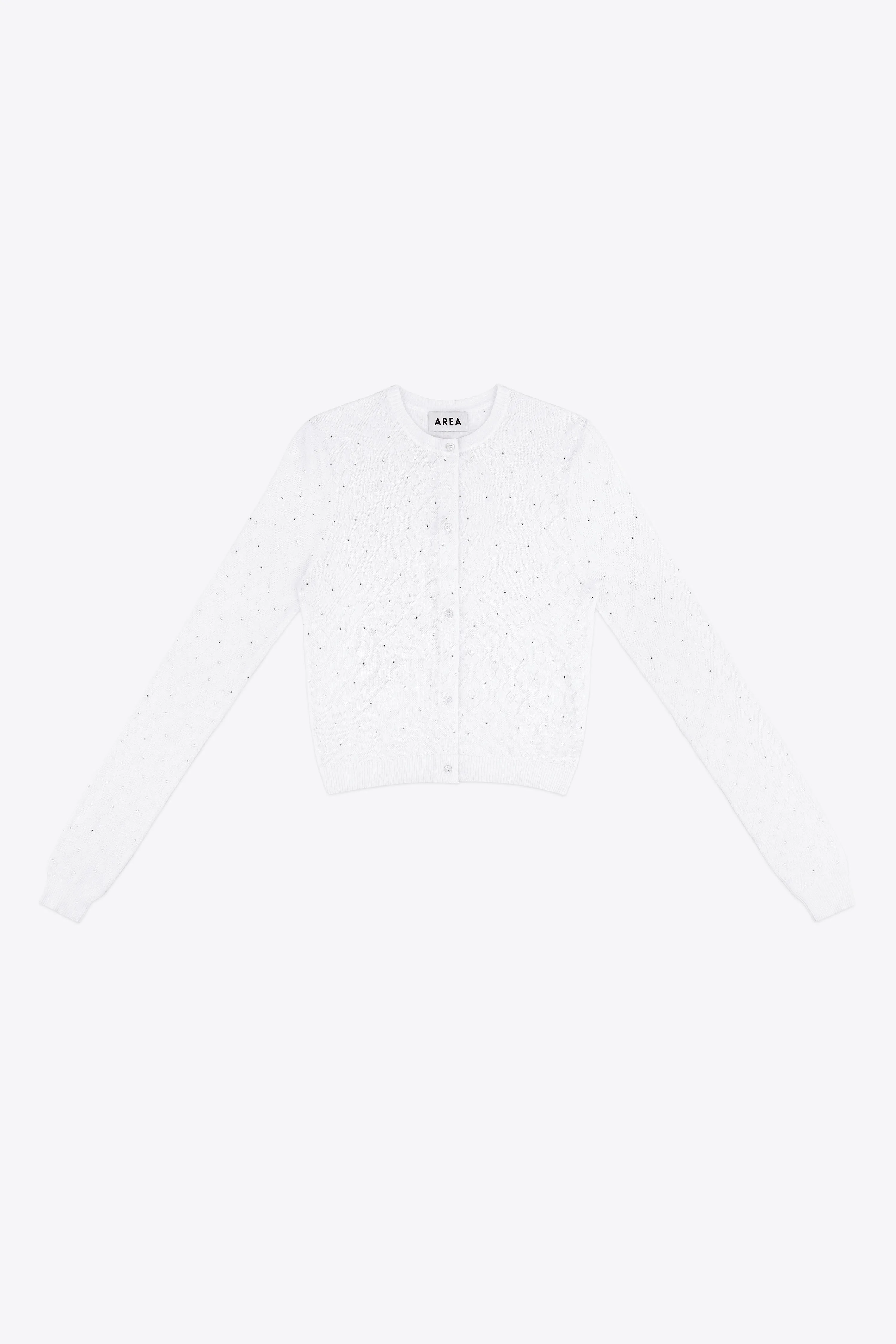 Girly Rib Knit Cardigan sold by AREA NYC