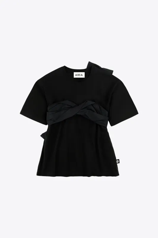 Taffeta Knot T-Shirt made by AREA NYC
