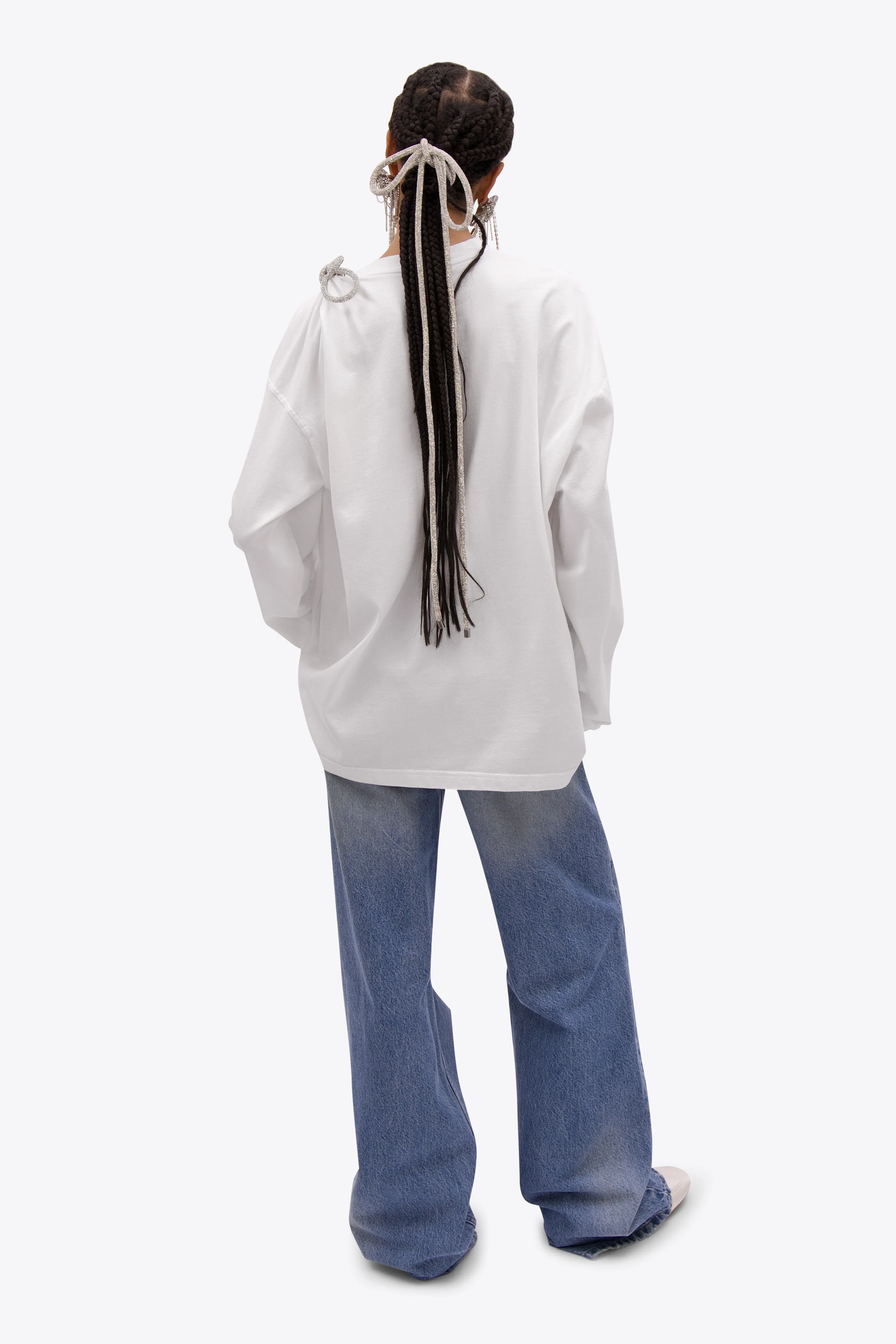 Crystal Knot Long Sleeve T-Shirt sold by AREA NYC product image thumbnail 4
