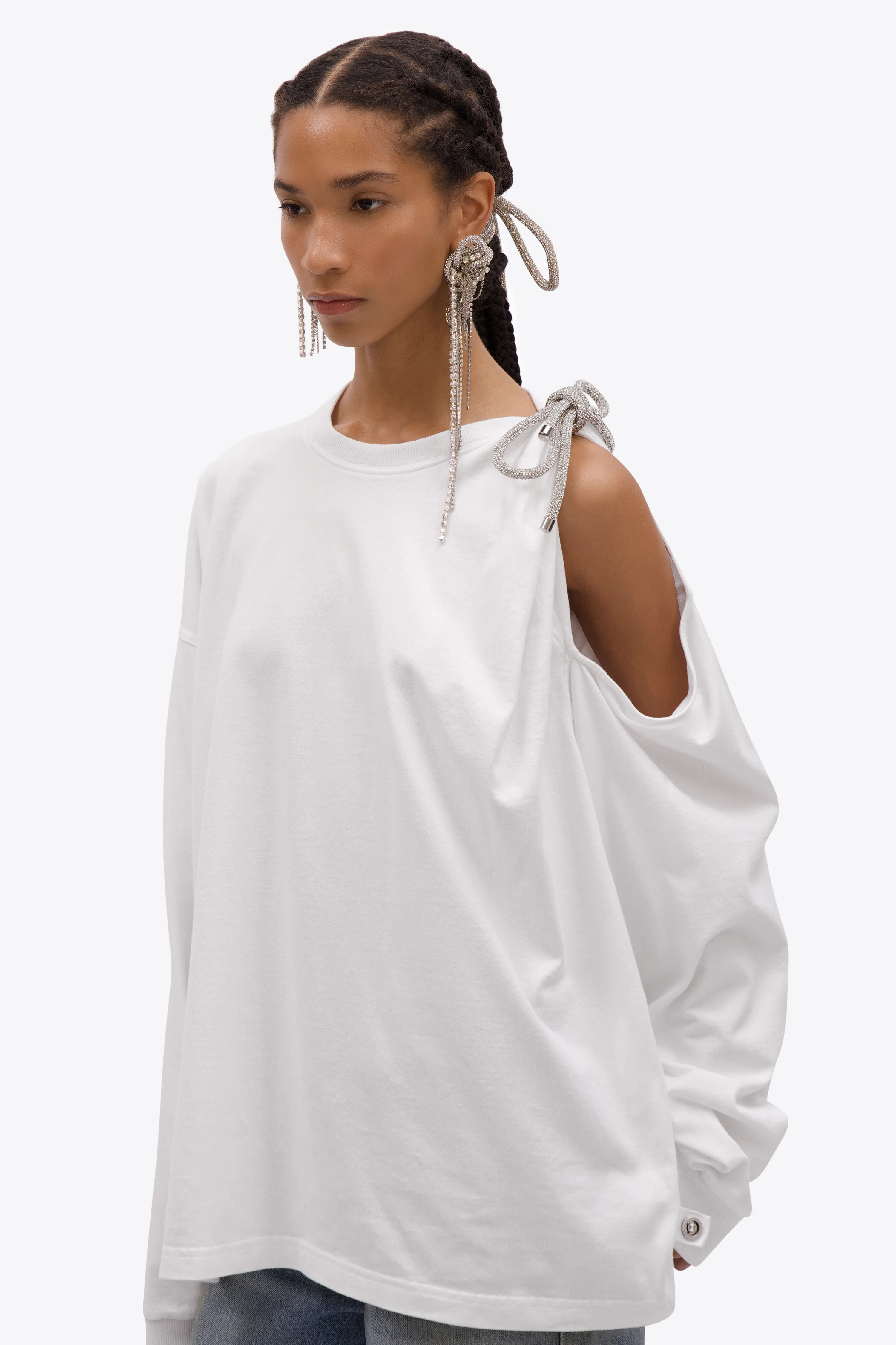 Crystal Knot Long Sleeve T-Shirt sold by AREA NYC product image thumbnail 5