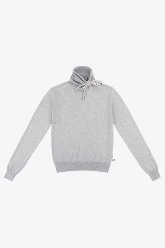Crystal Knot Turtleneck Sweater made by AREA NYC