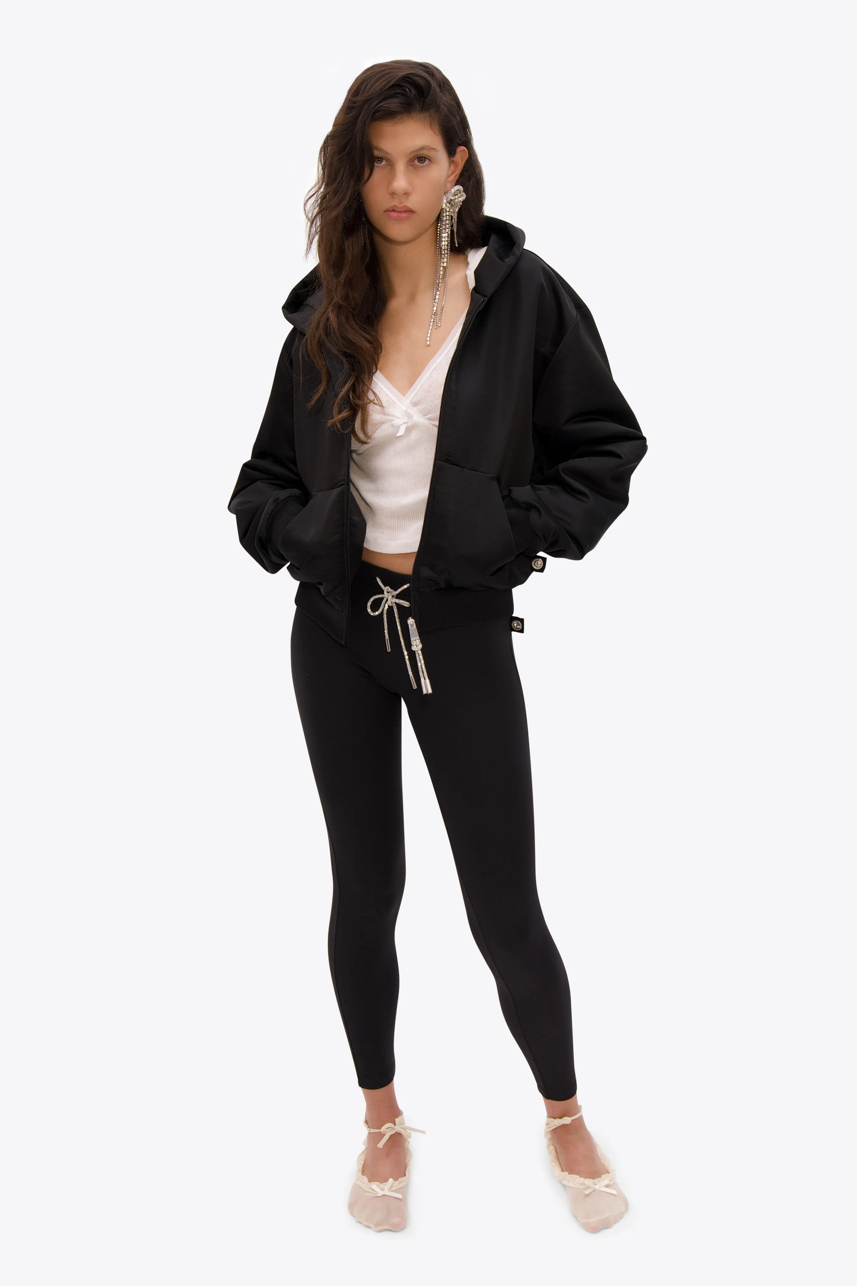 Satin Hoodie sold by AREA NYC product image thumbnail 2
