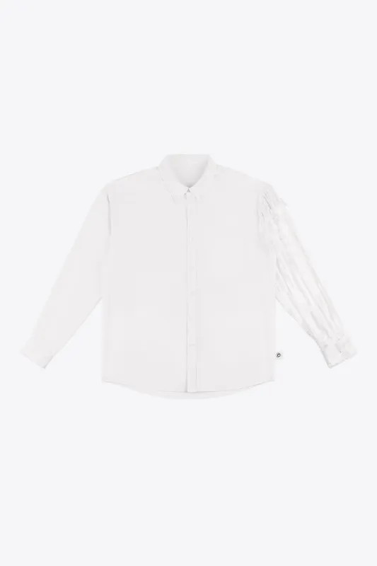 Deconstructed Sequin Oxford Shirt made by AREA NYC