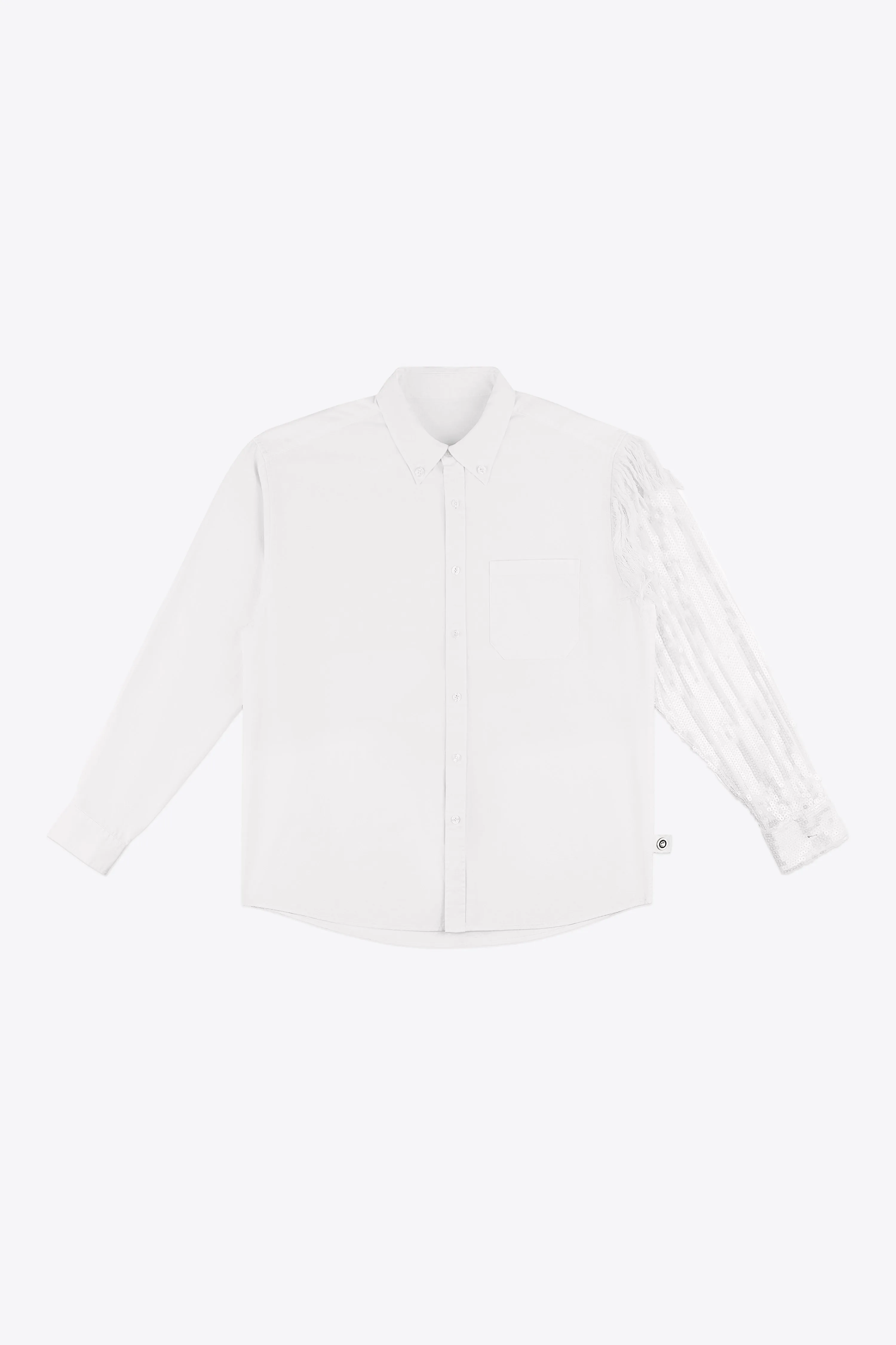 Deconstructed Sequin Oxford Shirt sold by AREA NYC
