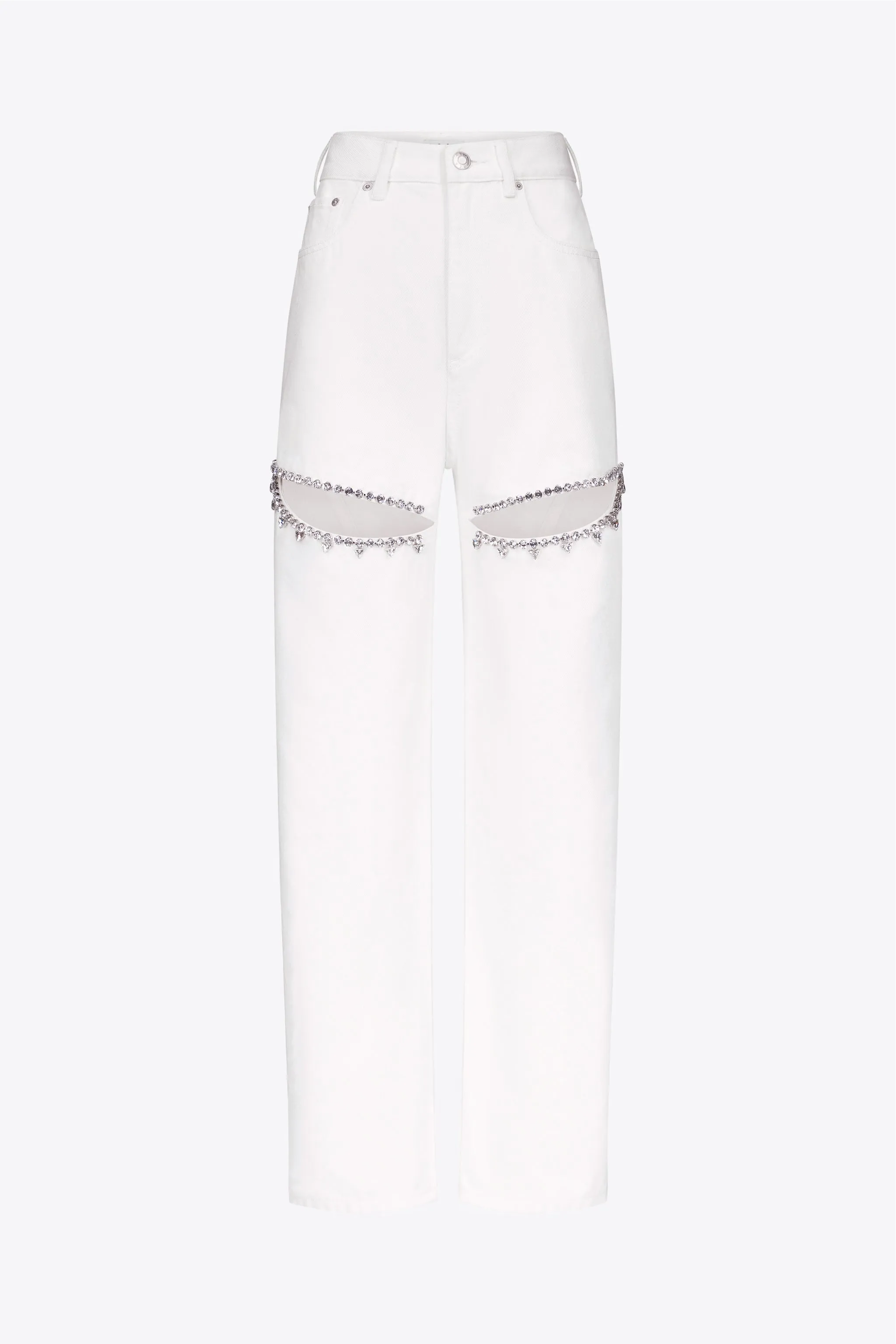 Crystal Slit Jean sold by AREA NYC