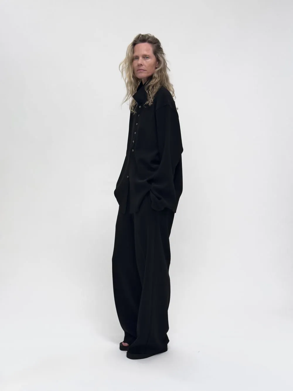 LAY2 RIB-COLLARED SHIRT sold by BIRROT product image thumbnail 3