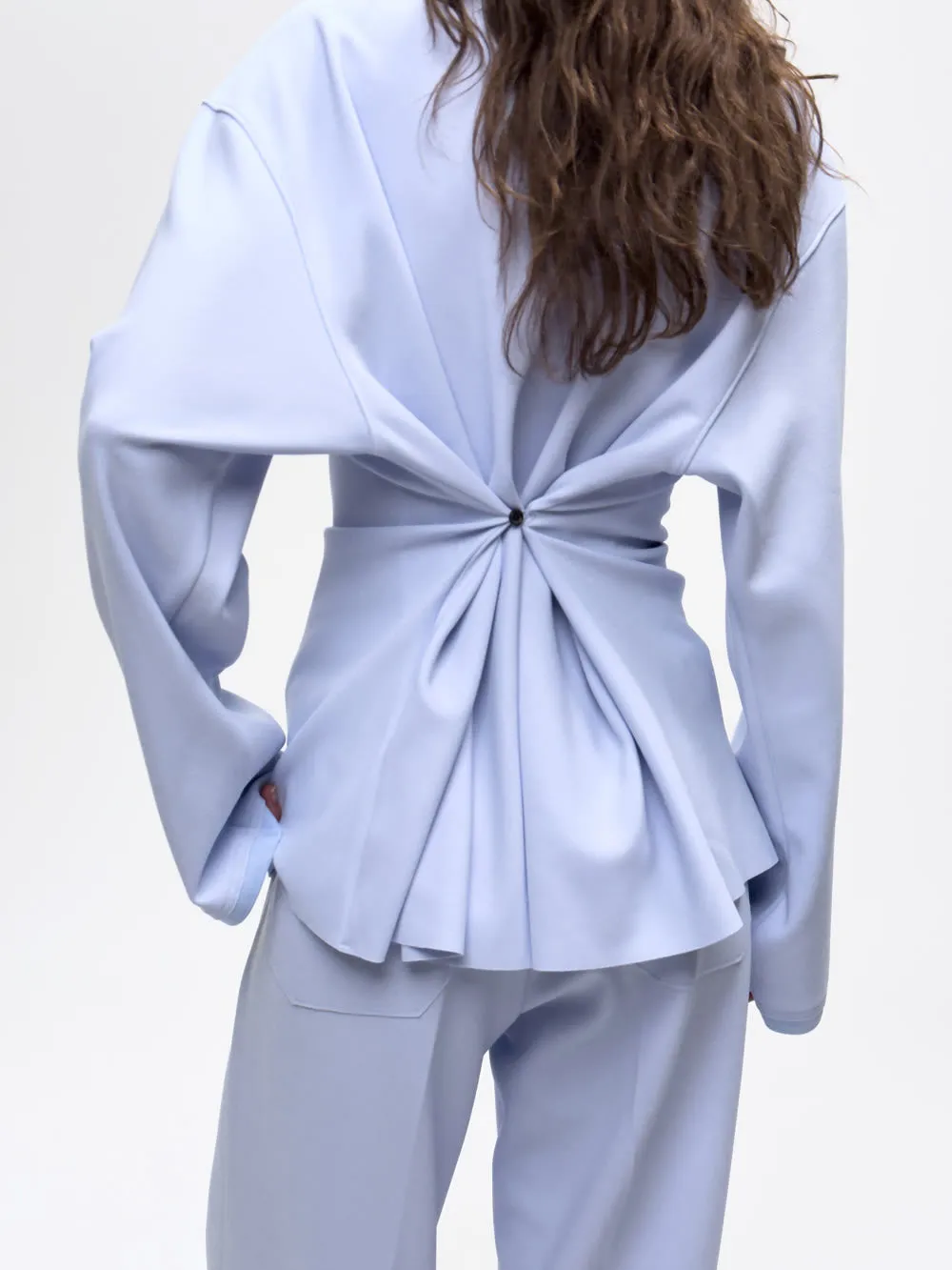 LAY2 RIB-COLLARED SHIRT sold by BIRROT product image thumbnail 2
