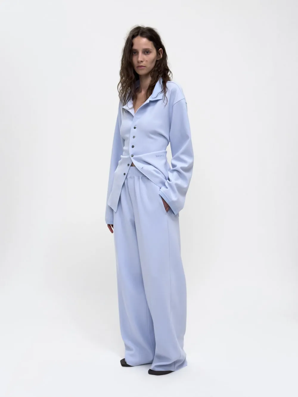 LAY2 RIB-COLLARED SHIRT sold by BIRROT product image thumbnail 5