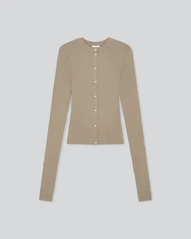 LINE CARDIGAN made by BIRROT