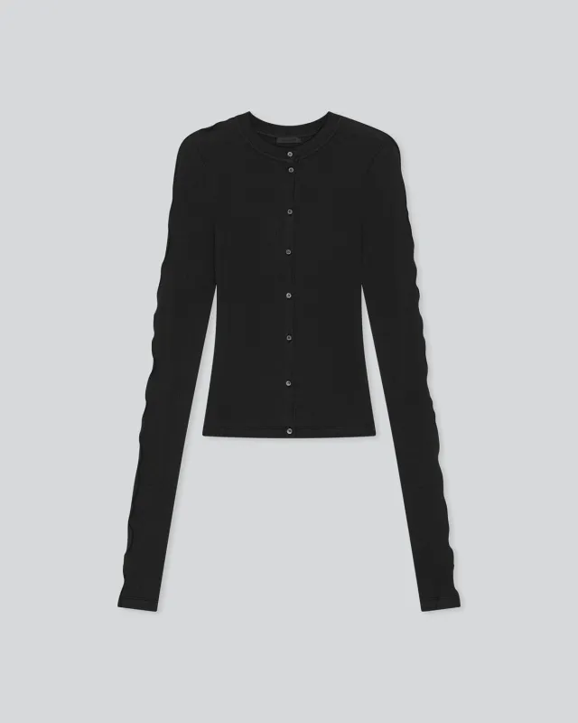 LINE CARDIGAN made by BIRROT