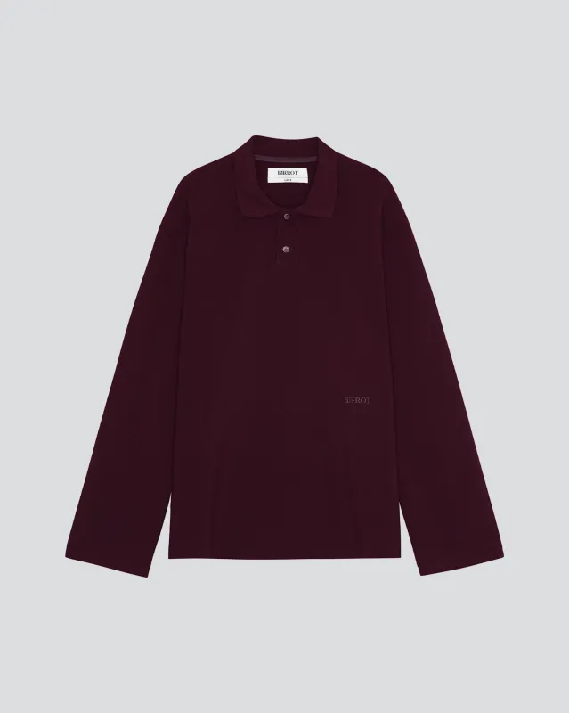 LAY2 LONG-SLEEVE POLO made by BIRROT