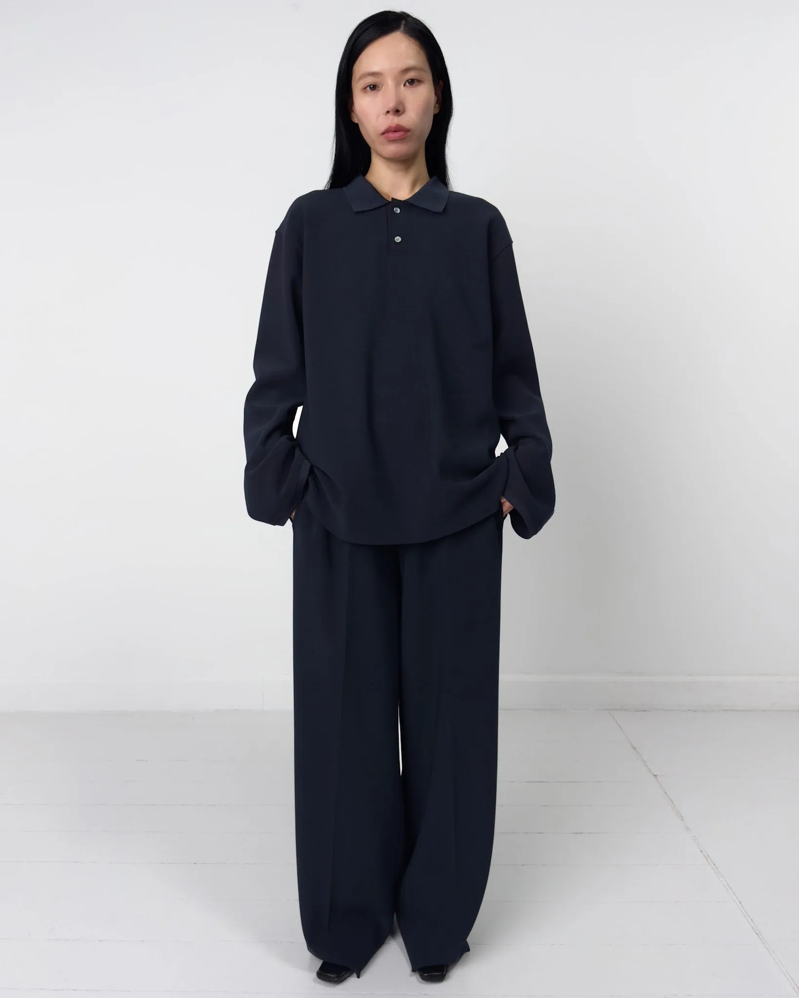 LAY2 LONG-SLEEVE POLO sold by BIRROT product image thumbnail 2