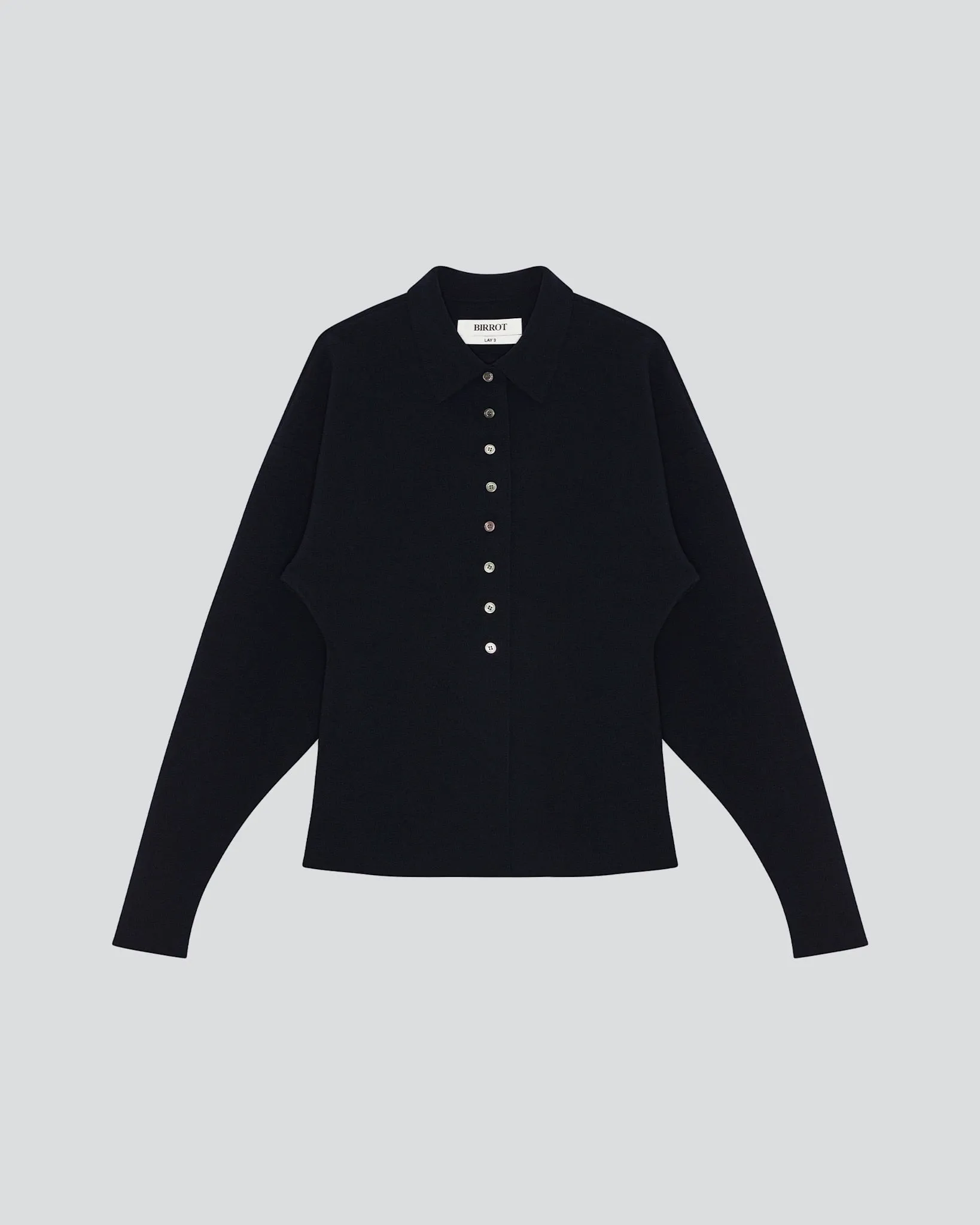 LAY3 POINT COLLAR CARDIGAN sold by BIRROT