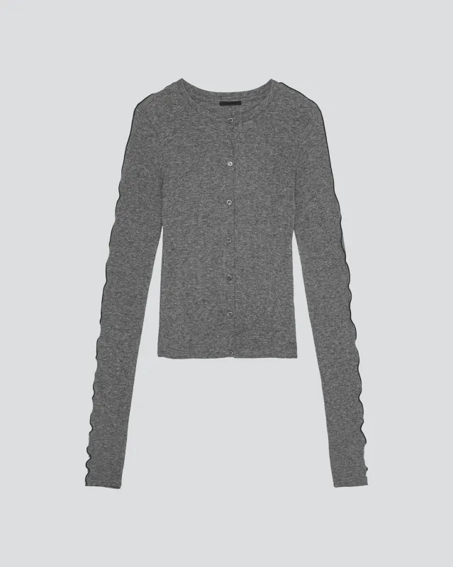 LINE CARDIGAN made by BIRROT