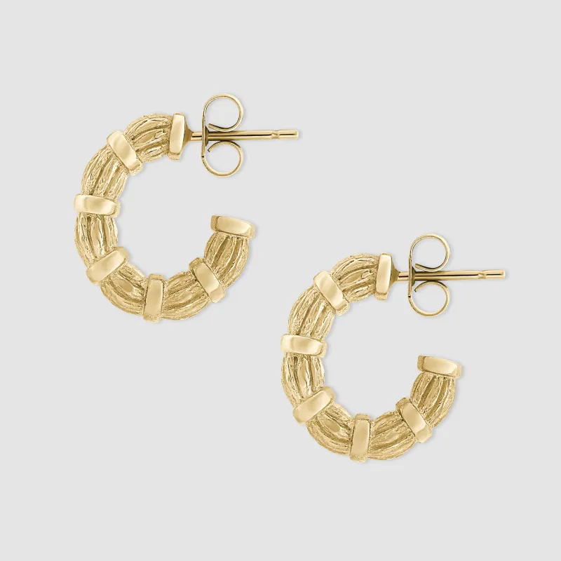 Bound Willow Earrings made by Bleue Burnham