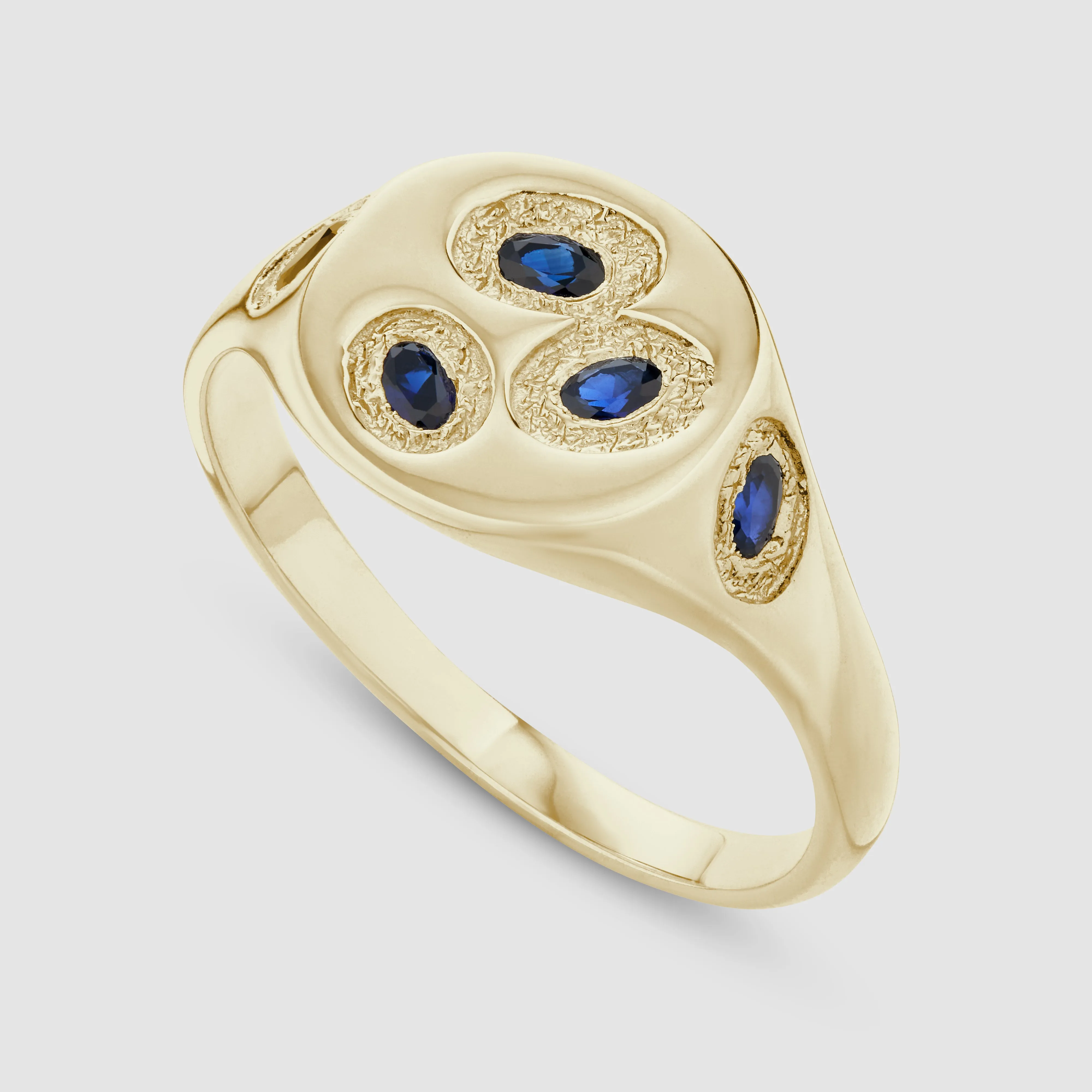 Mini Oval Chloroplast Signet sold by Bleue Burnham product image thumbnail 2