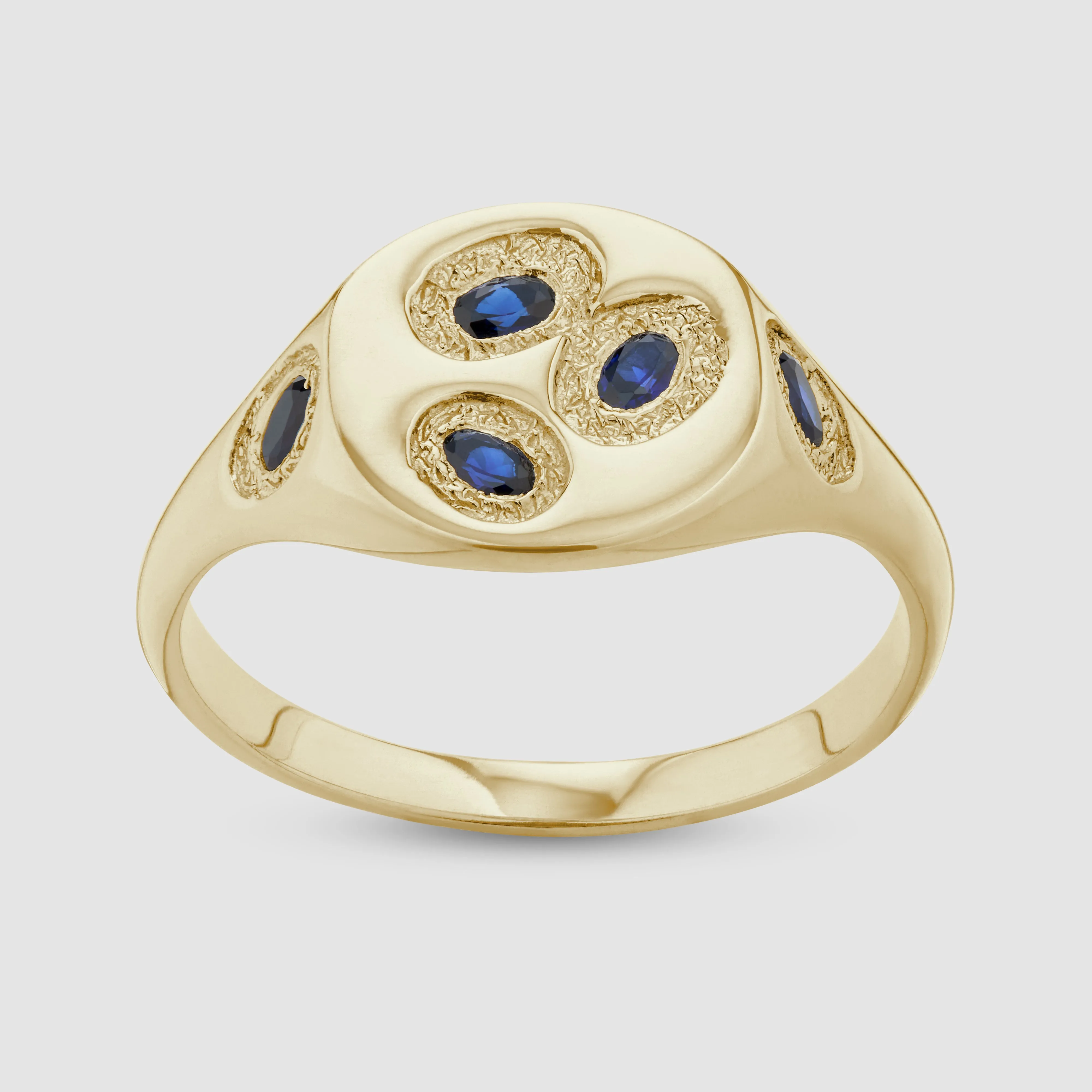 Mini Oval Chloroplast Signet sold by Bleue Burnham