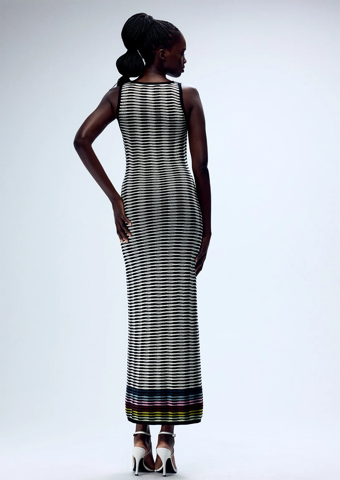 WAVE KNIT TANK MAXI DRESS sold by Christopher John Rogers product image thumbnail 2