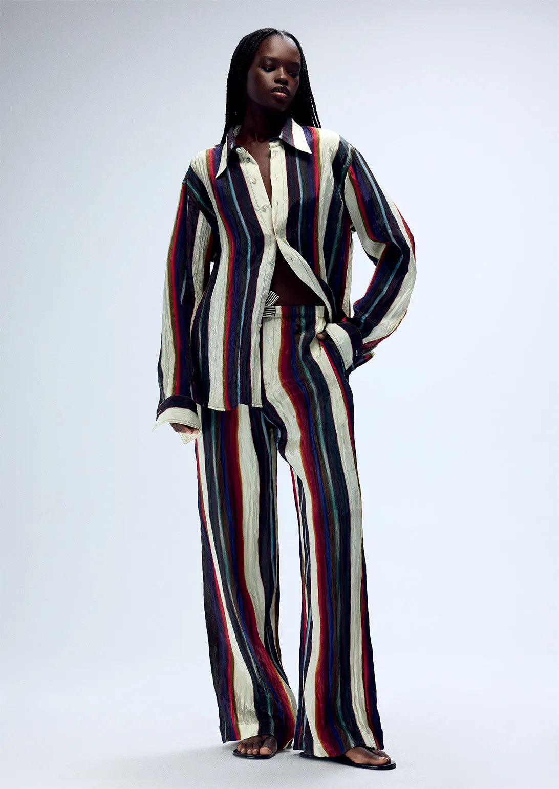 MORRIS STRIPE CLASSIC SHIRT sold by Christopher John Rogers product image thumbnail 2