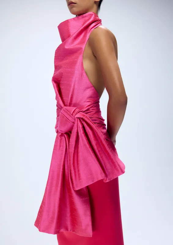 SILK SARONG TOP made by Christopher John Rogers