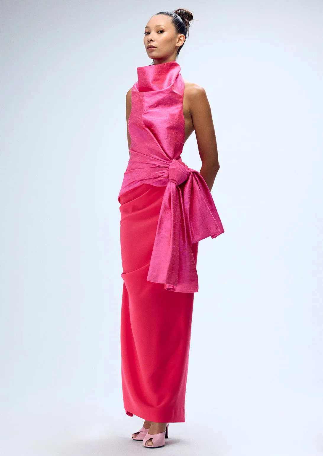 SILK SARONG TOP sold by Christopher John Rogers product image thumbnail 3