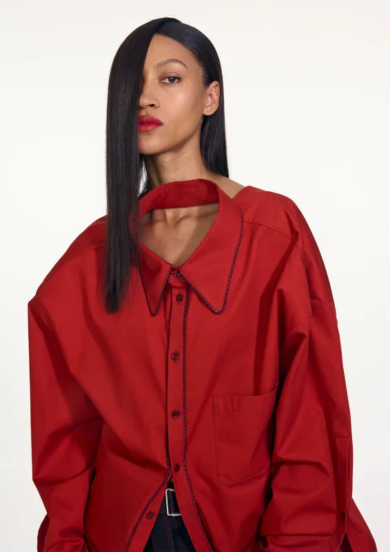 CONVERTIBLE JUMBO SHIRT made by Christopher John Rogers