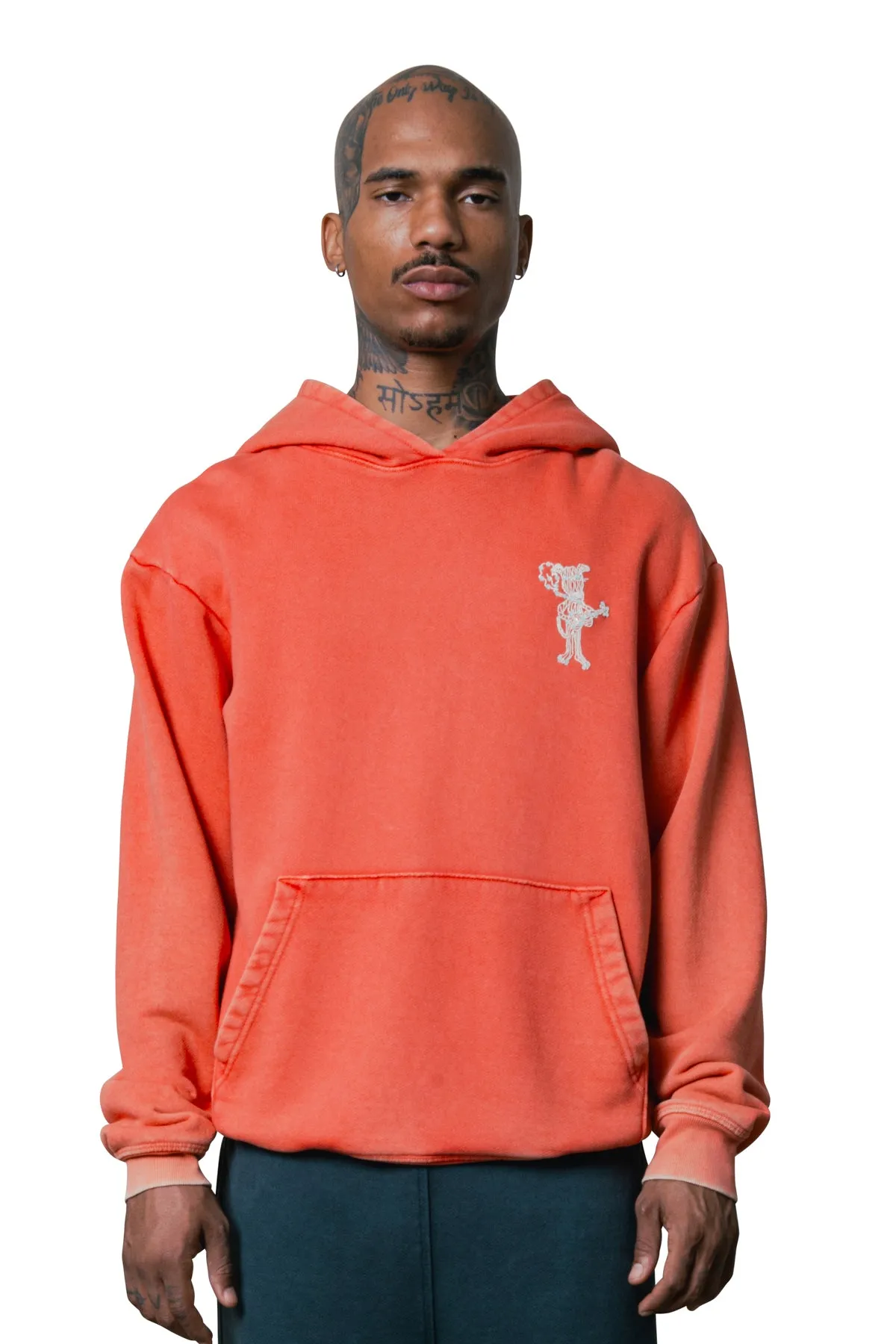 KILLIAN FRENCH TERRY DOG PUFF PRINT HOODIE sold by Coût De La Liberté product image thumbnail 2