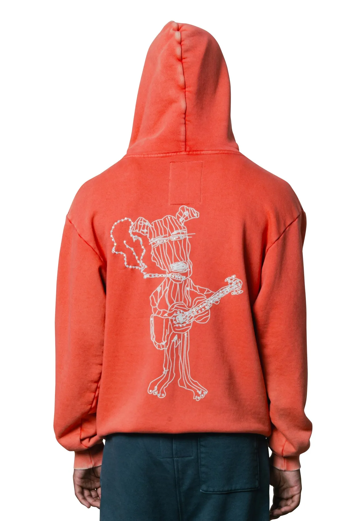 KILLIAN FRENCH TERRY DOG PUFF PRINT HOODIE sold by Coût De La Liberté