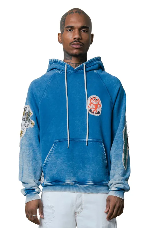 ALTAMONT MONKEY BUSINESS PULL OVER F. TERRY HOODIE RAGLAN made by Coût De La Liberté
