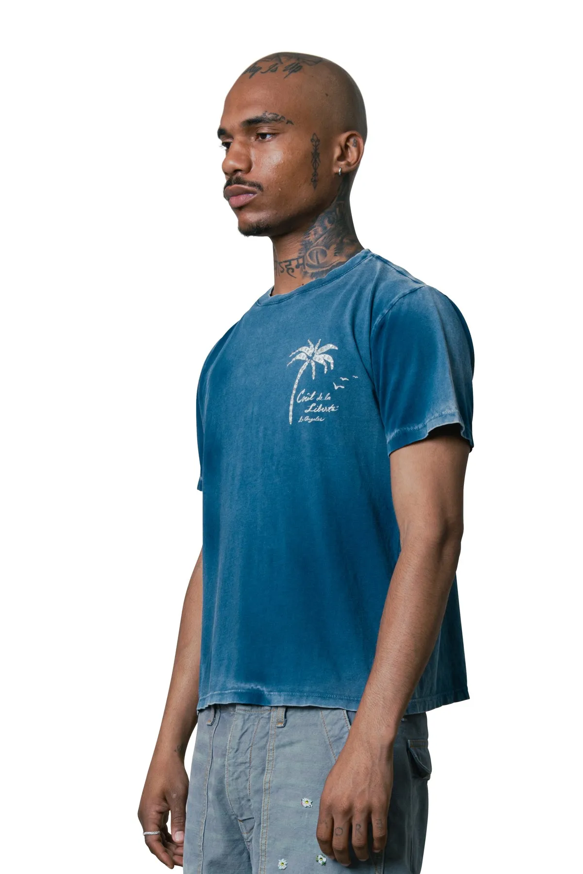 SAMMY CDLL TROPICAL CITY EMBELLISHED S/S T-SHIRT sold by Coût De La Liberté product image thumbnail 2