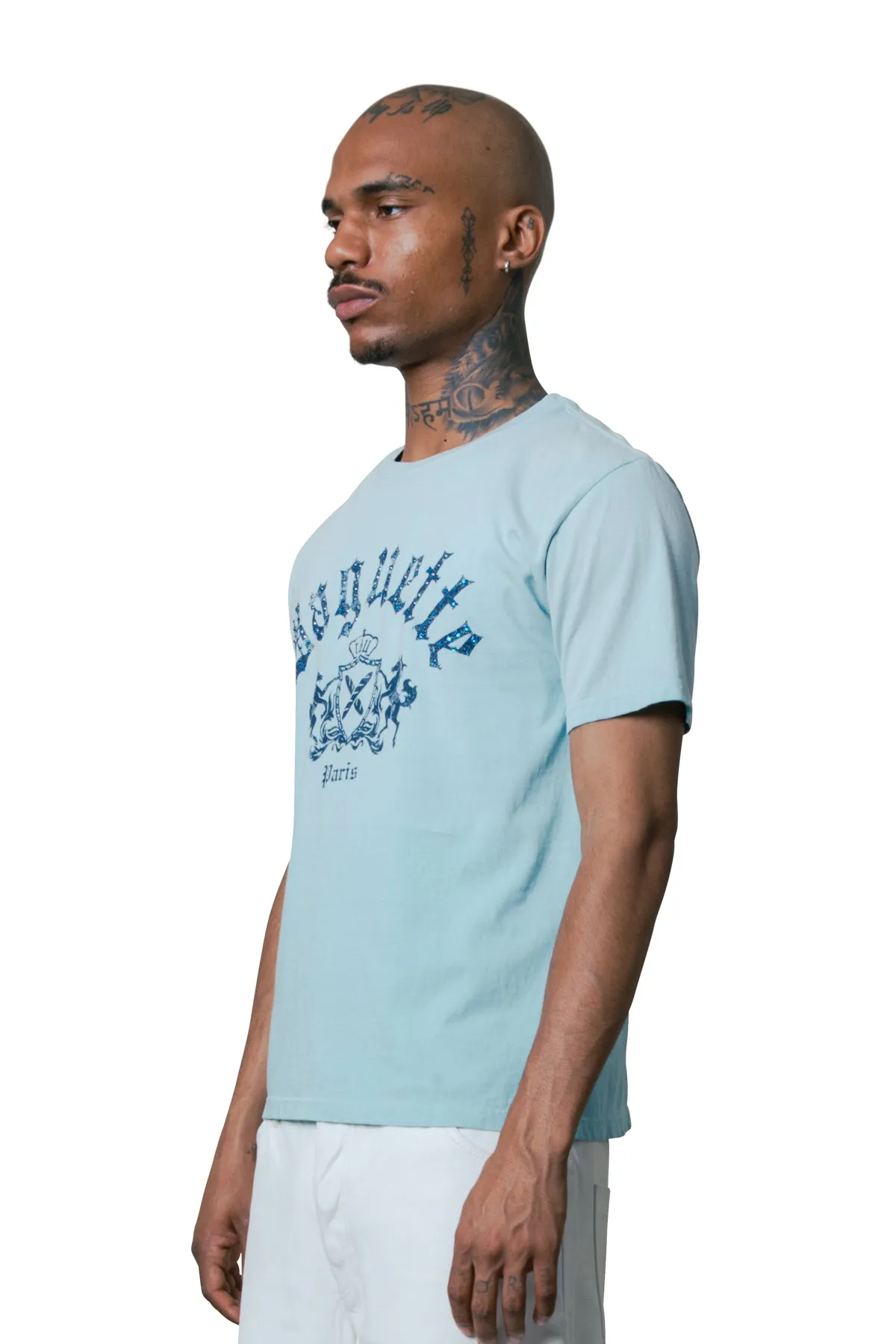 SAMMY CDLL BAGUETTE PARIS EMBELLISHED S/S T-SHIRT sold by Coût De La Liberté product image thumbnail 4