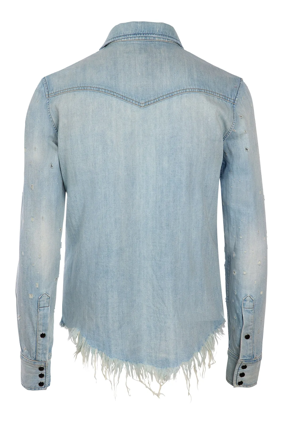 Stevie/Non-Stretch Denim Western Shirt sold by Coût De La Liberté product image thumbnail 2