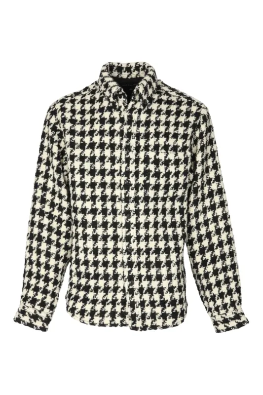 Tommy/Wool Tweed Oversized Shirt made by Coût De La Liberté