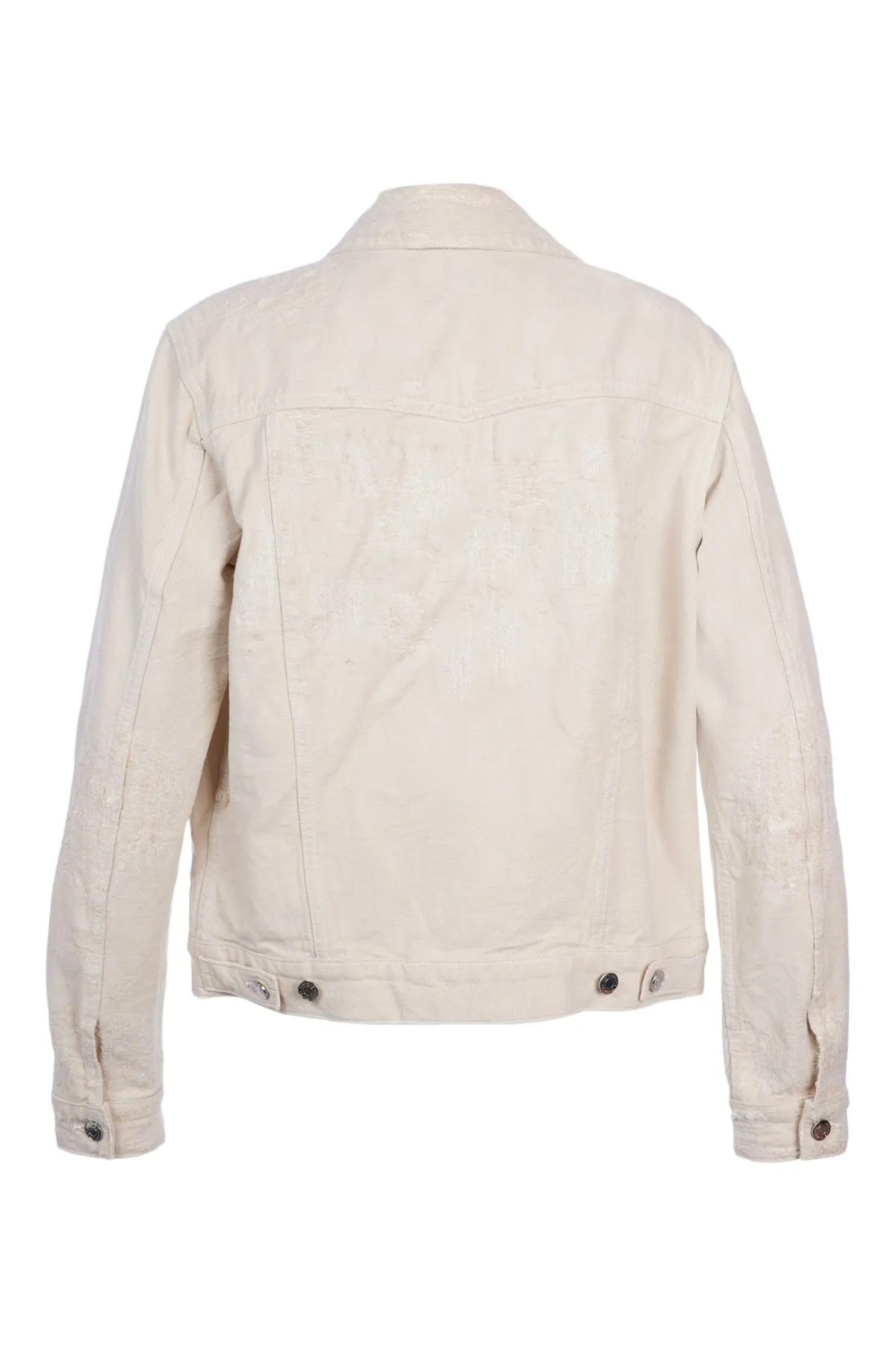 Johnny-Destroyed Rigid Twill-Trucker Jacket sold by Coût De La Liberté product image thumbnail 2