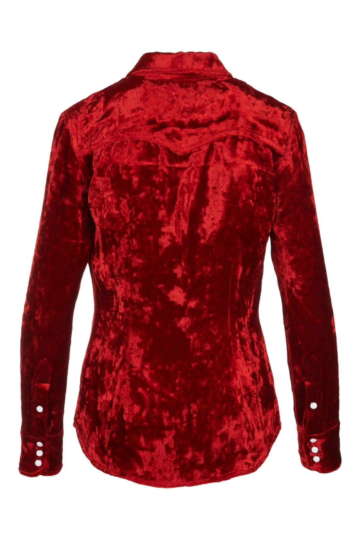 Rosie/Viscose Velvet Western Shirt sold by Coût De La Liberté product image thumbnail 2