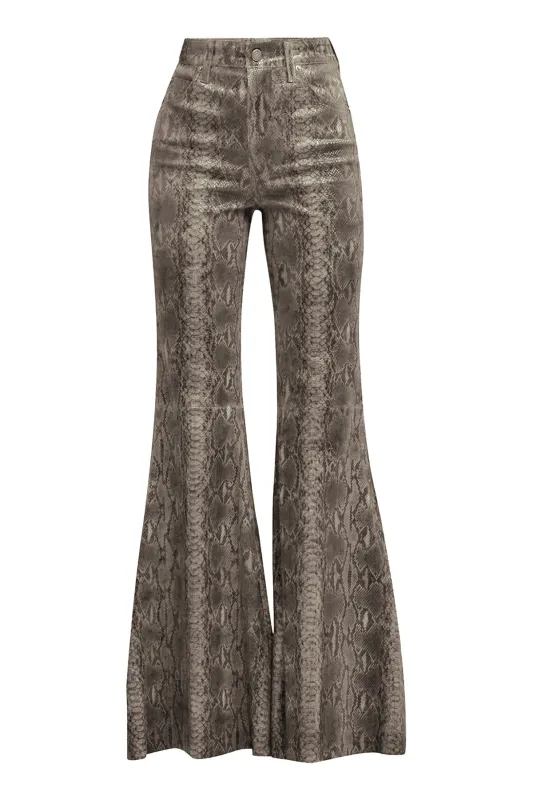 Heidi Stretch Anaconda Leather Super Hr Super Bell made by Coût De La Liberté