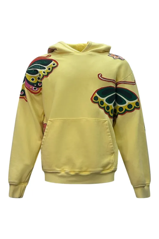 Killian Butterfly Stoned Long Sleeve Hoodie made by Coût De La Liberté