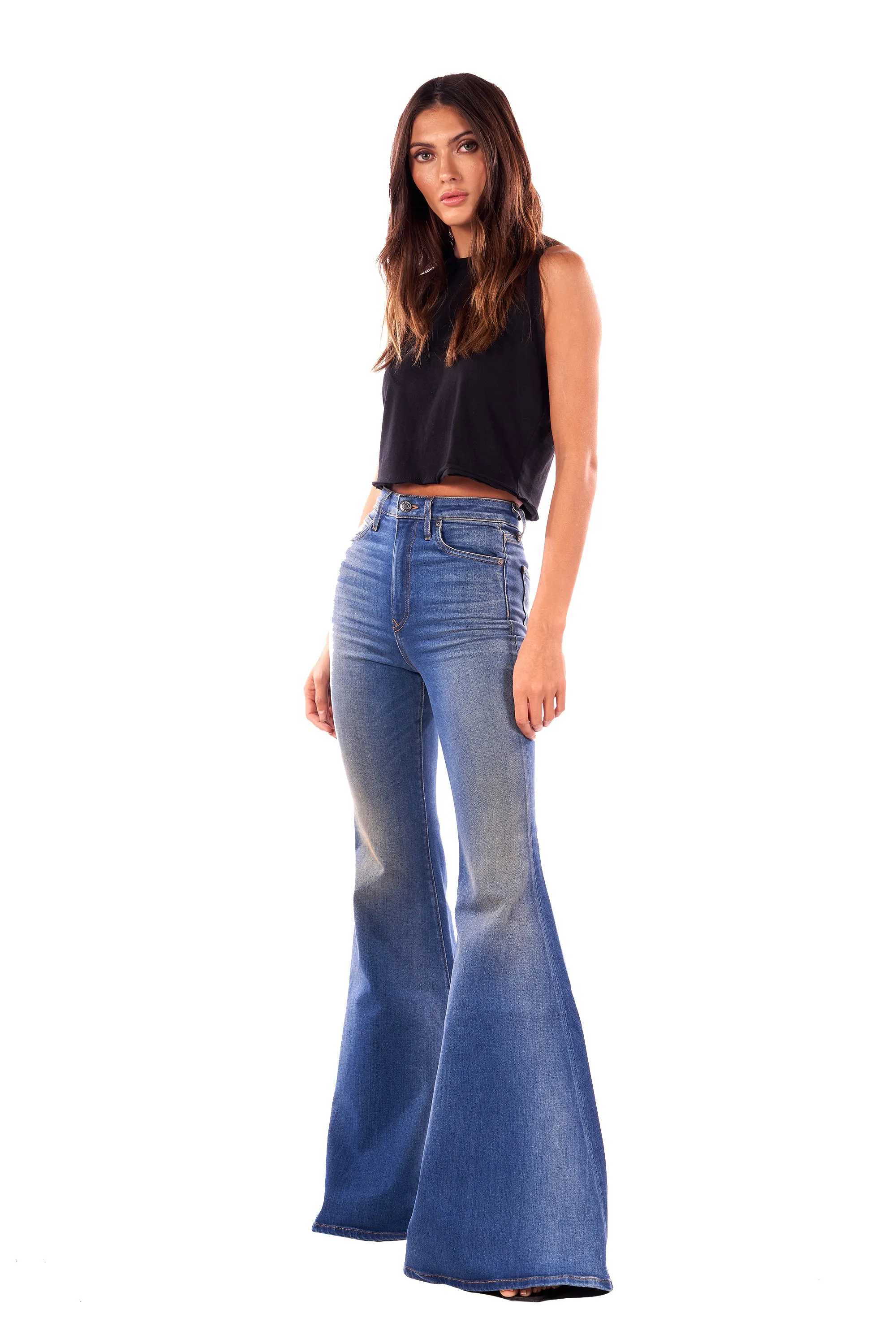 Heidi/Sling Stretch Denim Super Hr Super Bell sold by Coût De La Liberté product image thumbnail 2