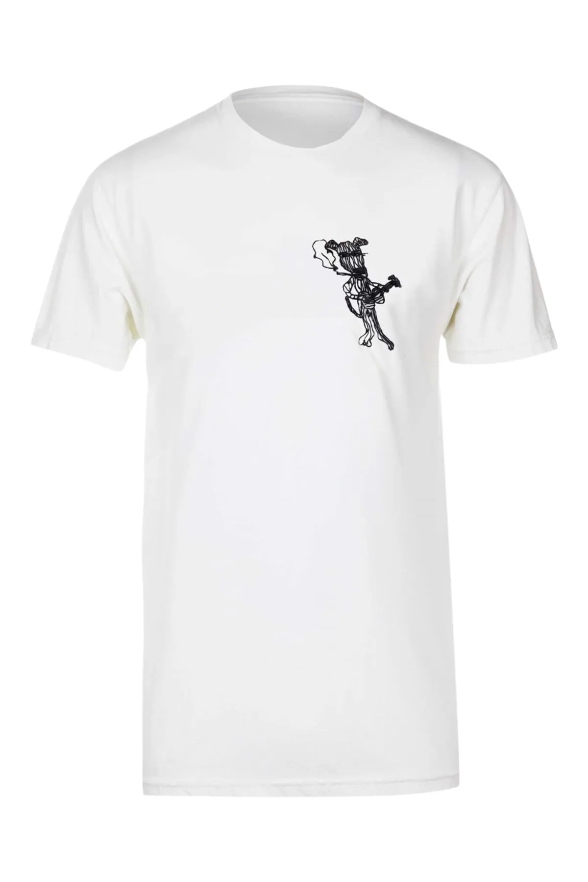 Freddie/Jamming Dog Cotton T-Shirt sold by Coût De La Liberté