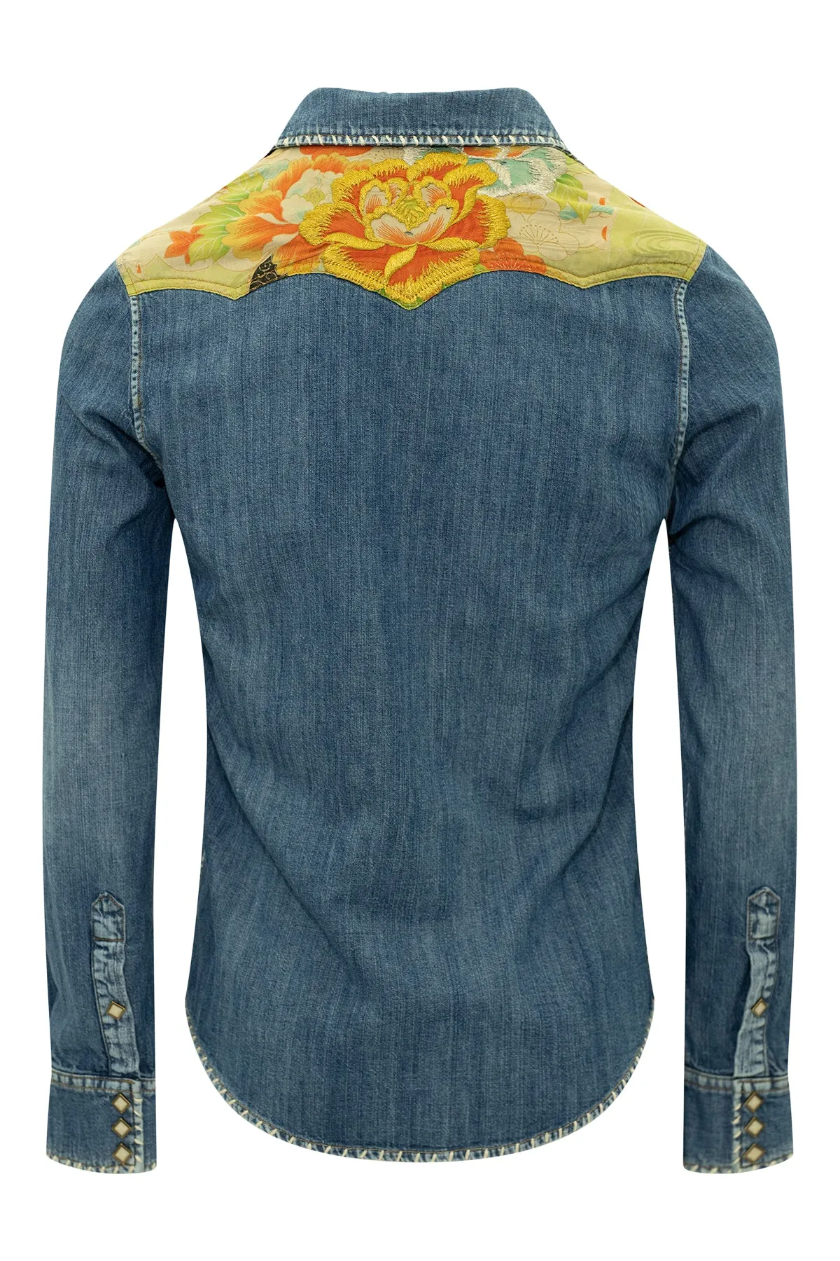 Andrew Rigid Denim Western Shirt sold by Coût De La Liberté product image thumbnail 2