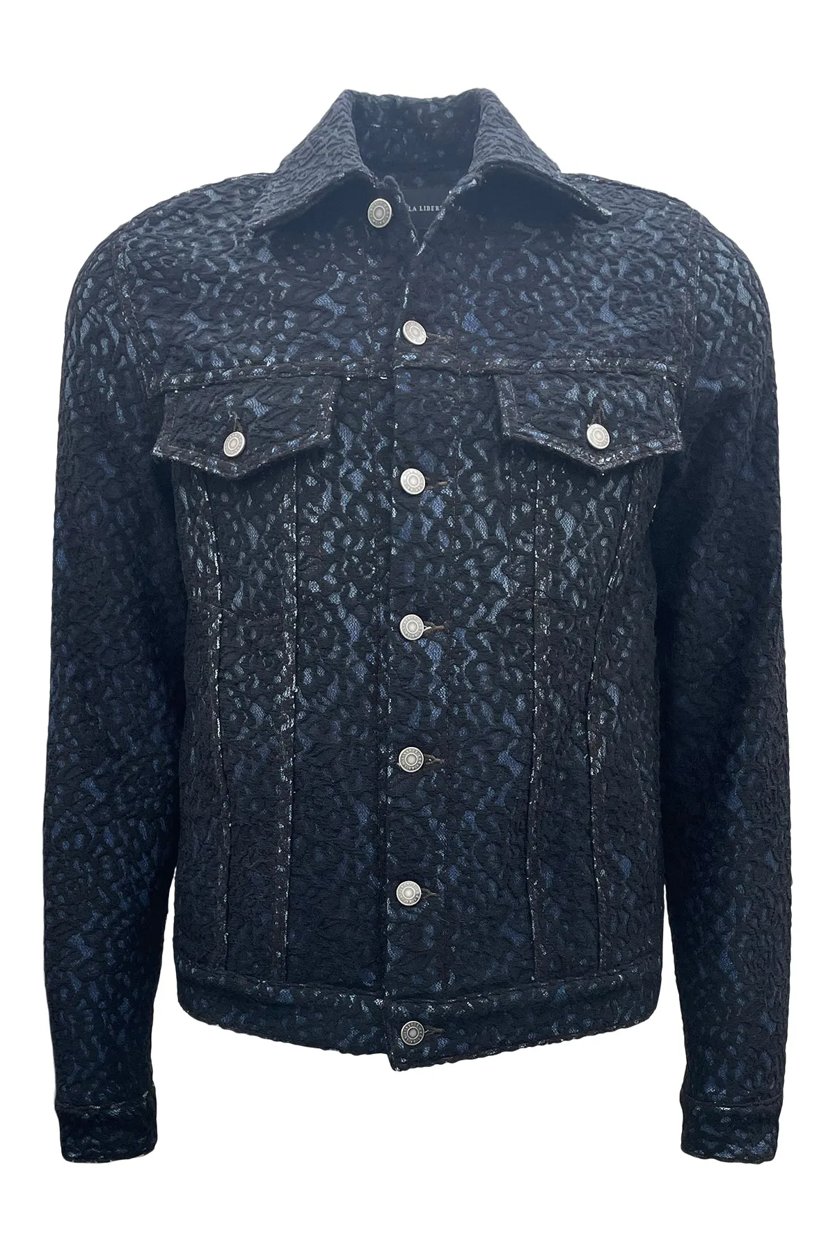 Johnny Sioux Laced Denim Trucker Jacket sold by Coût De La Liberté
