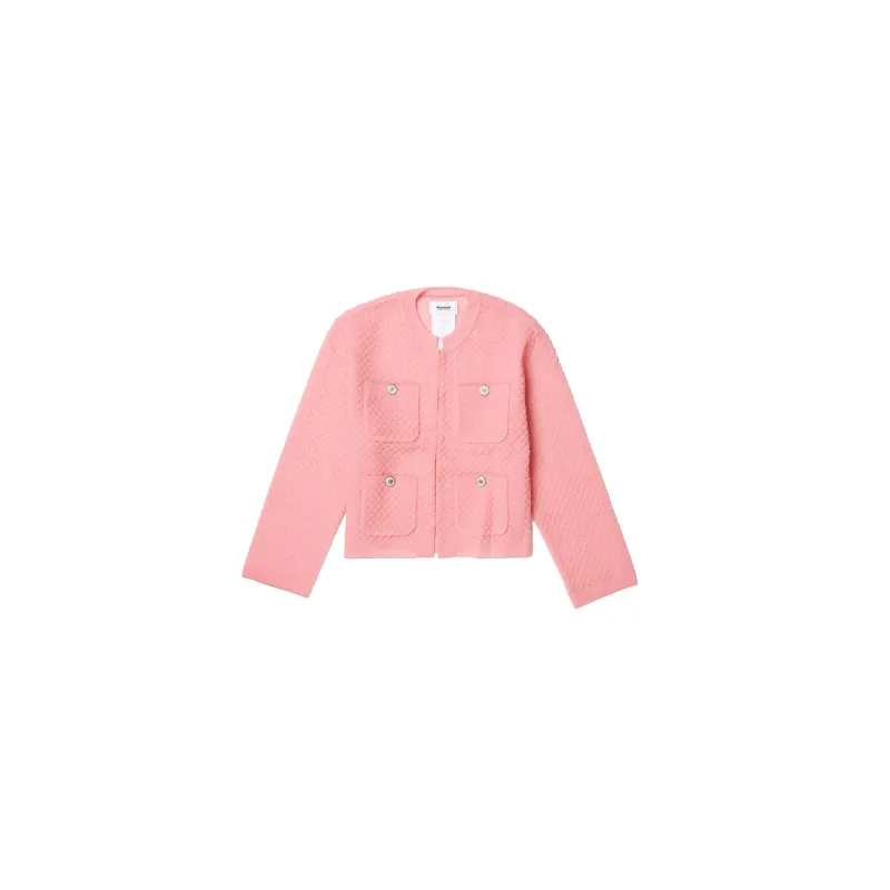 BUBBLE WRAP KNIT CARDIGAN made by Doublet