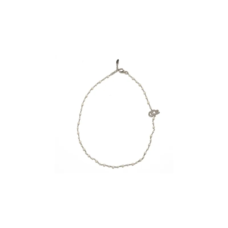 AIR CARBON MATINE NECKLACE: SILVER made by Doublet