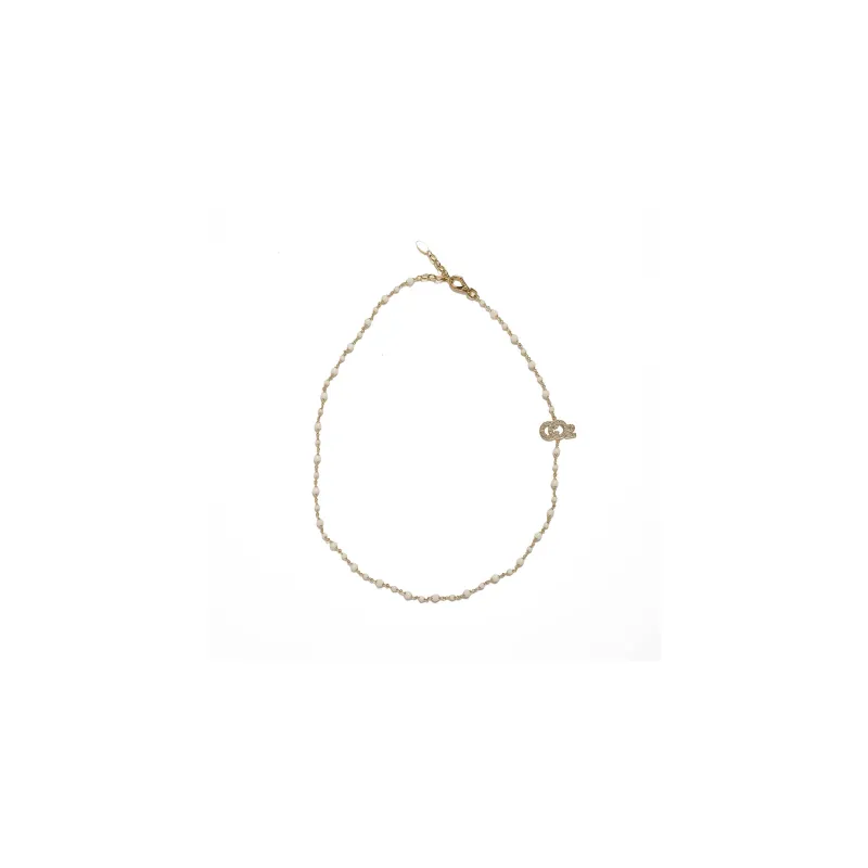 AIR CARBON MATINE NECKLACE: GOLD made by Doublet