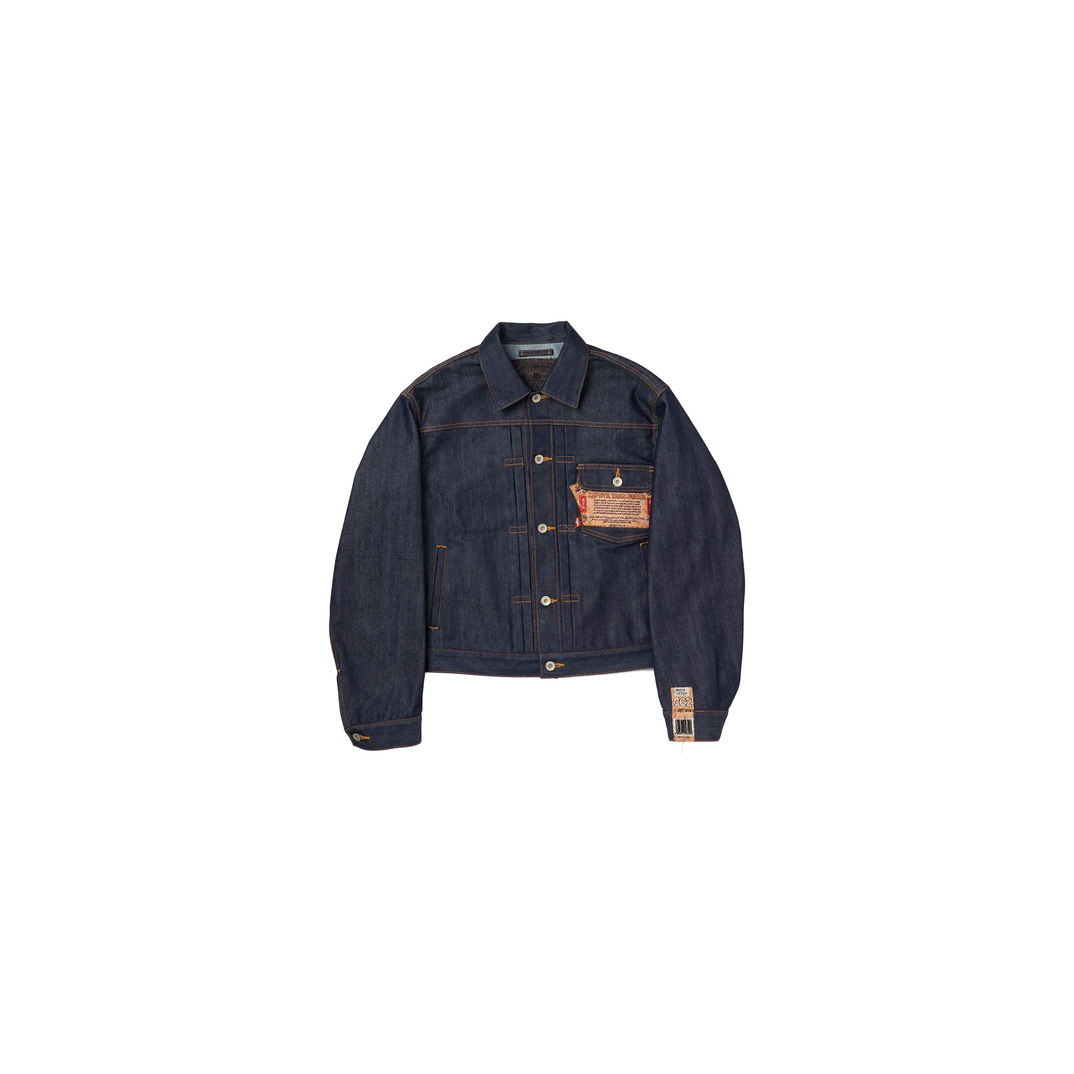 AIR YARN RAW DENIM JACKET sold by Doublet